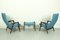 Danish Lounge Chairs with Ottoman by Yngve Ekström for Pastoe, 1960s, Set of 3, Image 7