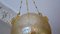 Lampada a sospensione in vetro satinato e ottone di Doria Leuchten, anni '70, Immagine 12