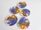 Acapulco Glass Coasters by Christine Reuter for Villeroy & Boch, 1970s, Set of 5, Image 9