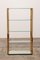 French Hollywood Regency Etagere in Brass & Glass, 1970, Image 1