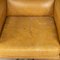 20th Century English Leather Revolving Chair, 1970s, Image 15