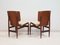 Chaises d'Appoint Modernistes en Bois par Barovero, Italie, 1950s, Set de 2 5