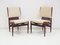 Modernist Italian Wooden Side Chairs by Barovero, 1950s, Set of 2 1