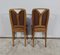 Art Nouveau Walnut Chairs, 1890s, Set of 2 6