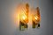 Leaf Sconces in Orange Murano Glass attributed to Carl Fagerlund, Germany, 1970s, Set of 2 6