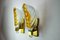 Leaf Sconces in Orange Murano Glass attributed to Carl Fagerlund, Germany, 1970s, Set of 2, Image 3