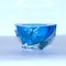 Blue Ashtray from Val St Lambert, Belgium 6