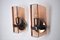 Italian Sconces in Pink Murano Glass from Veca, 1970, Set of 2 3