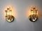 Italian Venini Cut Glass Sconces, 1980, Set of 2, Image 2