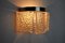German Wall Lamp in Frosted Glass from Kaiser Leuchten, 1960, Image 6