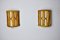 French Rattan Sconces, 1960, Set of 2 1