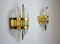 Italian Venini Cut Glass Sconces, 1970, Set of 2 5