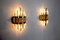 Italian Venini Cut Glass Sconces, 1970, Set of 2 4