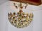 Austrian Cut Crystal Floral Chandelier by Bakalowits & Söhne, 1970s, Image 3
