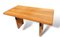 Table et Bancs Vintage par Pierre Chapo, Set de 3 8