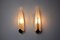 Spanish Épis Sconces in Glass and Metal by Idearte, 1980, Set of 2 5