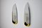 Spanish Épis Sconces in Glass and Metal by Idearte, 1980, Set of 2, Image 3