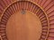 French Rattan Sun Mirror, 1950s 4