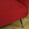 Italian Sofa in Red Velvet, 1960s, Image 12