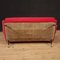 Italienisches Sofa aus Rotem Samt, 1960er 11