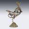 Antique Austrian Silver Gilt & Enamel Cockerel by Ludwig Politzer, 1890s, Image 10