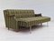 Danish 3 Seater Folded Sleeping Sofa, 1960s 14