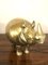 Brass Rhino Figurines in the style of Gabrilla Crespi, 1970s, Set of 2, Image 2