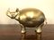 Brass Rhino Figurines in the style of Gabrilla Crespi, 1970s, Set of 2 6