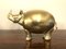 Brass Rhino Figurines in the style of Gabrilla Crespi, 1970s, Set of 2, Image 6