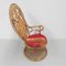 Peacock Throne Emmanuelle Chair in Bamboo, 1960s, Image 16
