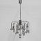 Vintage Sputnik Lampe mit 9 Lichtpunkten und 16 Chromkugeln, 1970er 1