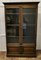 19th Century Tall Glazed Bookcase with Cupboard Under 1