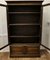 19th Century Tall Glazed Bookcase with Cupboard Under, Image 3