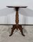 Small Oak and Walnut Pedestal Side Table, Image 7