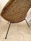 Roberto Mango zugeschriebene italienische Rattan Bucket Chairs, 1950er, 2er Set 8