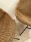 Roberto Mango zugeschriebene italienische Rattan Bucket Chairs, 1950er, 2er Set 2