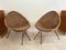 Roberto Mango zugeschriebene italienische Rattan Bucket Chairs, 1950er, 2er Set 1