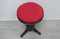 Victorian German Piano Workshop Stool in Red Upholstery, Image 3