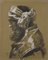 Hermann Prell, Ritratto a mezzo busto di un fariseo, 1885, Chalk, Immagine 3