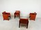 Vintage Giulietta Chairs by Afra and Tobia Scarpa for Meritalia, 1980s, Set of 4 10