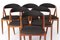 Vintage Teak Dining Chairs Model 31 by Kai Kristiansen for Schou Andersen, Denmark, 1960s, Set of 8 3