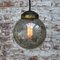 Lampe à Suspension Vintage en Verre Bullé et Laiton, Pays-Bas 5