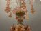 Large Pink Venetian Murano Glass Chandelier, 1960s 5