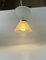 Modernist Danish Diablo Frosted Glass Hanging Lamp, 1970s 3