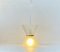 Modernist Danish Diablo Frosted Glass Hanging Lamp, 1970s 2