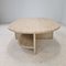 Italian Coffee Tables in Travertine, 1980s, Set of 2 7