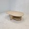 Italian Coffee Tables in Travertine, 1980s, Set of 2 2