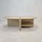 Italian Coffee Tables in Travertine, 1980s, Set of 2 3