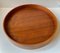 Circular Serving Tray in Teak attributed to Uno & Östen Kristiansson, 1960s 1