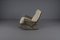 Rocking Chair en Peau de Mouton en Bois, 1950s 2